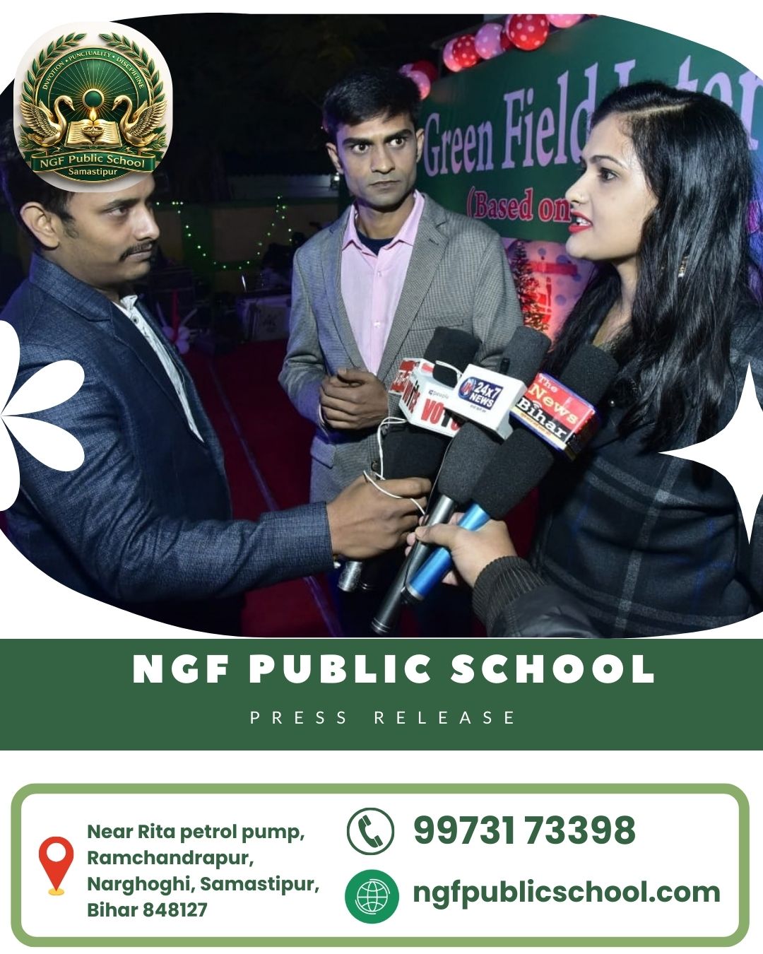 School activities and events at NGF Public School Samastipur