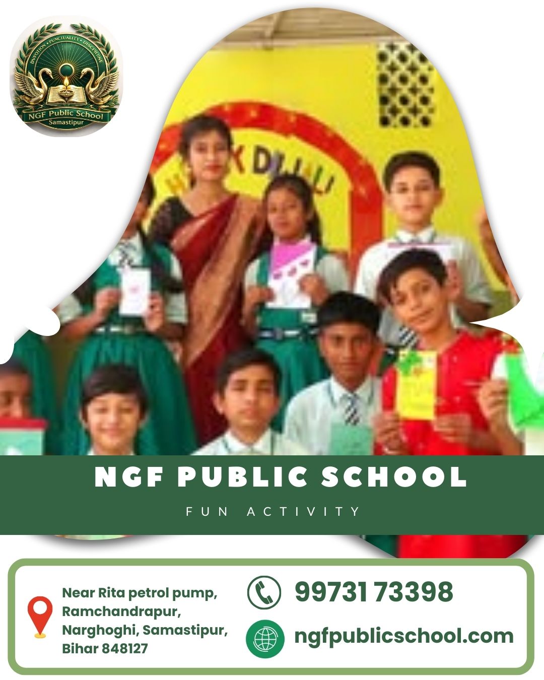 Students participating in fun learning activities