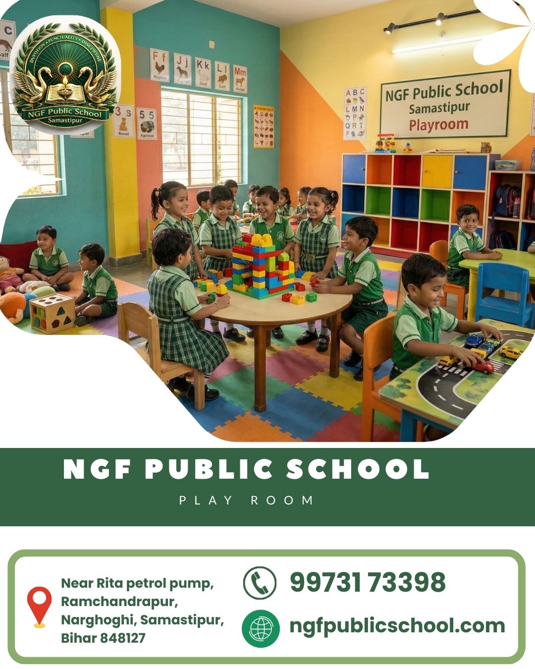 Playroom facility for young students